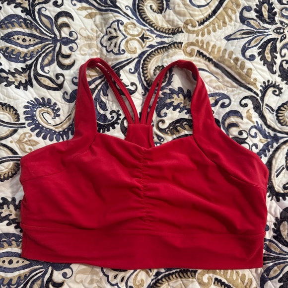 BuffBunny Lipstick Red Bloom Sports Bra XXL - Picture 1 of 1